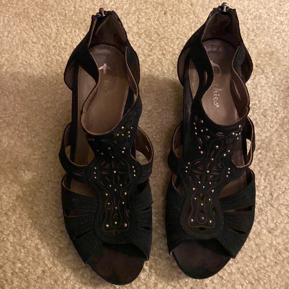 Earthies suede wedge sandals Morolo 8.5M